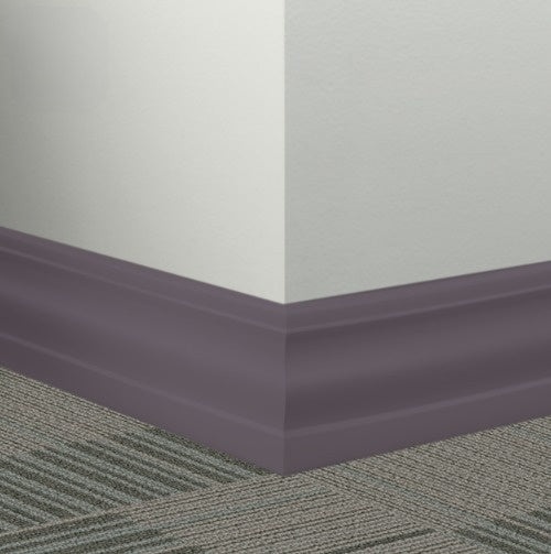Johnsonite Poetry Plum Rubber Millwork Contoured Wall Base
