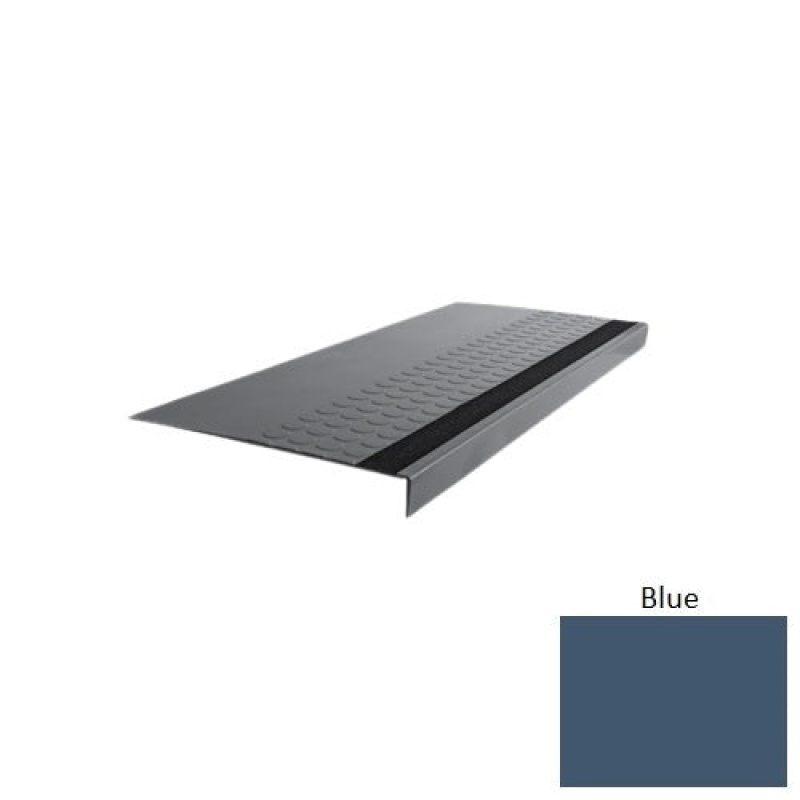 Flextones Blue Rubber Stair Tread 15" x 72"