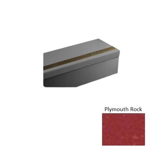 Plymouth Rock Hammered Rubber Stair Tread