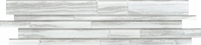 Zen Calm Glass Mosaic - Modern Linear - Glossy