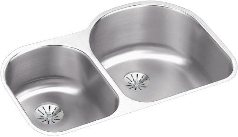 Elkay Lustertone Classic Stainless Steel Double Bowl Sink
