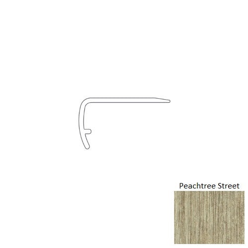 Peachtree Street Luxury Vinyl Overlap Stair Nose – Scufresist, 2.13" x 94"
