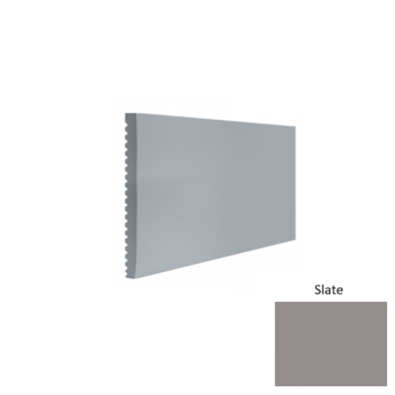 Contours #60 Candid Slate Rubber Profiled Wall Base - Satin