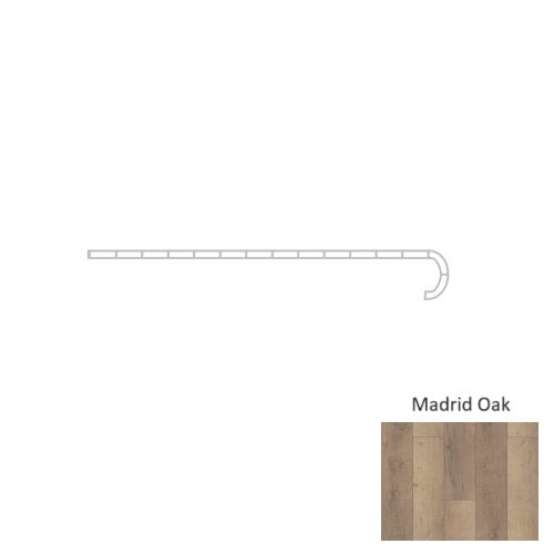 Coretec Pro Plus XL Enhanced Madrid Oak 48" Stair Tread