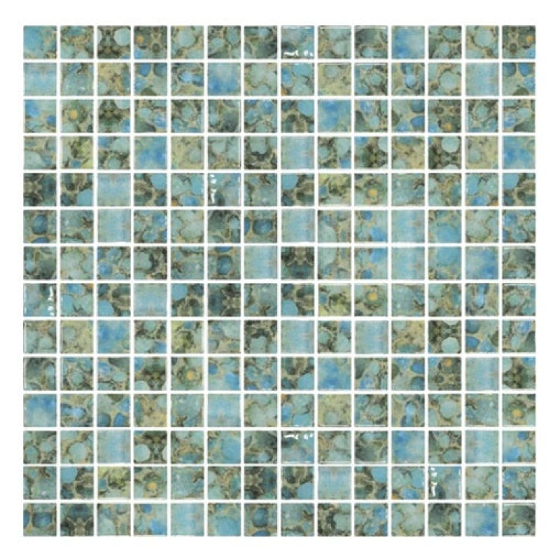 Aquatica Vanguard Rodas Glass Mosaic - 1" X 1" - Glossy