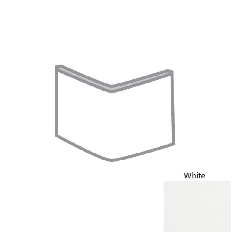 Source Pure White Porcelain Trim Corner
