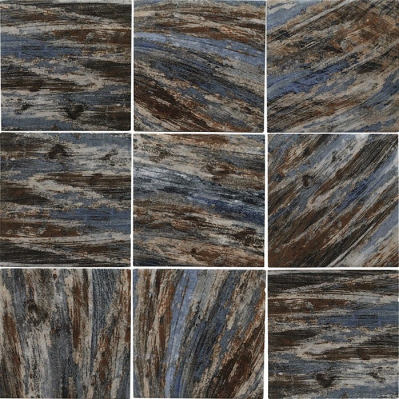 Aquatica Paint II Green Porcelain Tile - Semi Gloss - 6" x 6"