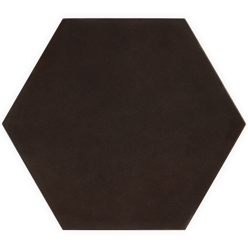 Radar Negro Hexagon Porcelain Tile - Matte - 8" X 9" Hexagon