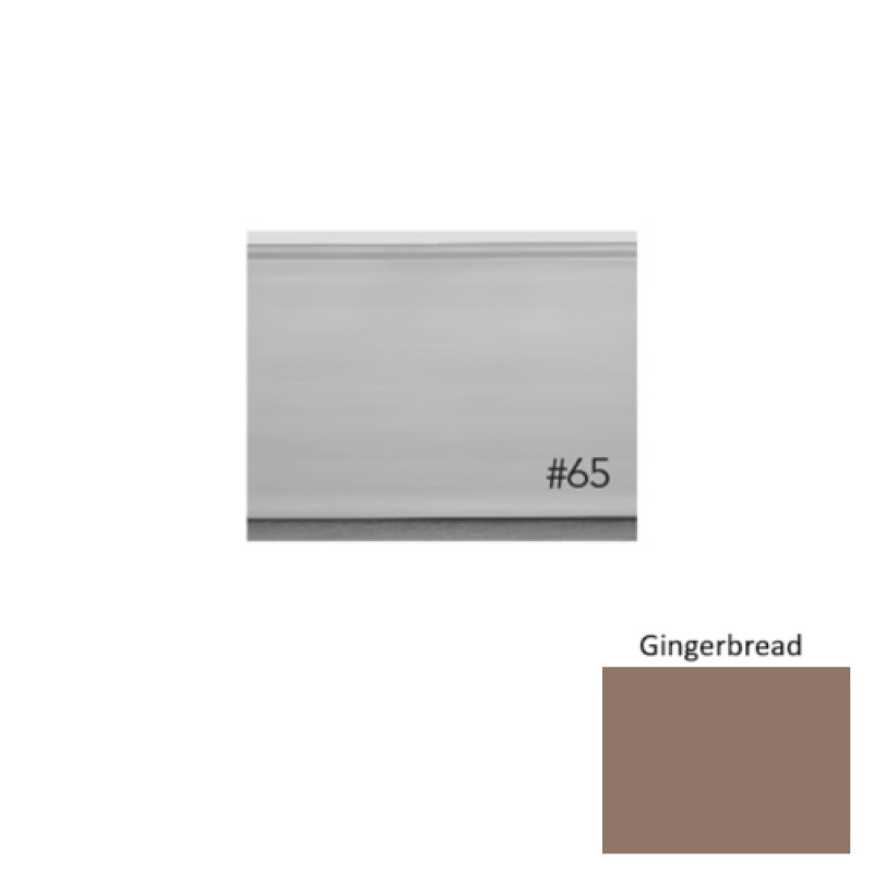 Pinnacle Plus #65 Vertical Gingerbread Rubber Wall Base - 4 5/8" X 8 Ft