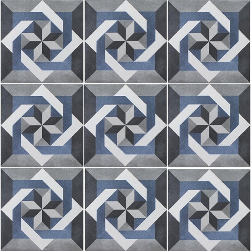 Aquatica Fleur Isabelle Porcelain Tile - Semi Gloss - 6" X 6"