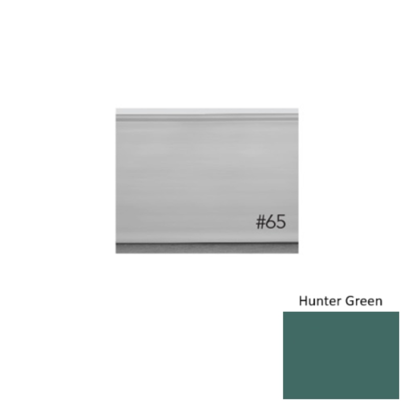 Pinnacle Plus #65 Vertical Hunter Green Rubber Wall Base - 4 5/8" X 8 Ft