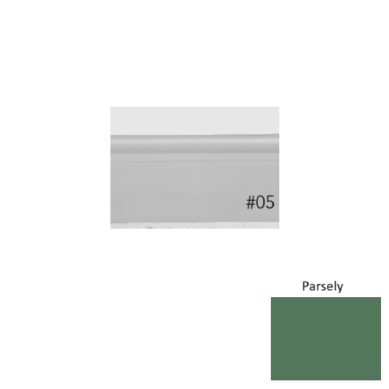 Pinnacle Plus #05 Contrive Parsely Rubber Coil Wall Base - 2 1/2" X 60 Ft