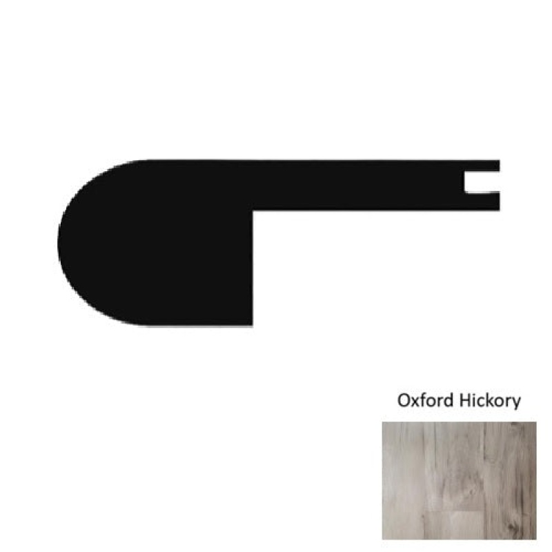 1100 Series Oxford Hickory Flush Stair Nose