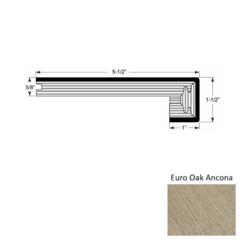 Costa Euro Oak Ancona Engineered Square Stair Nose