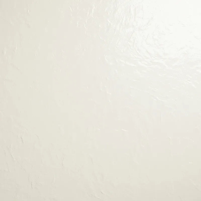 Impressions Maiolica White Porcelain Tile - Glossy - 36" X 36"
