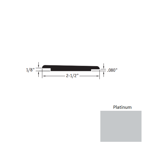 Johnsonite Platinum Vinyl Moulding / Trim