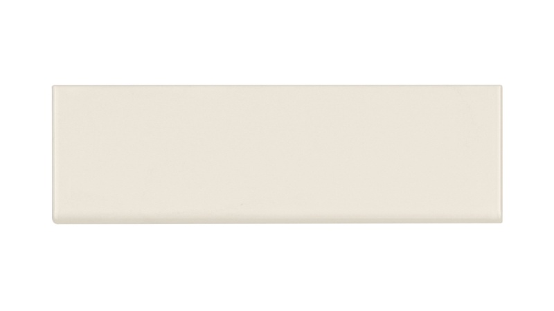 Traditions Biscuit Ceramic Wall Trim - 3" x 10" Bullnose - Glossy