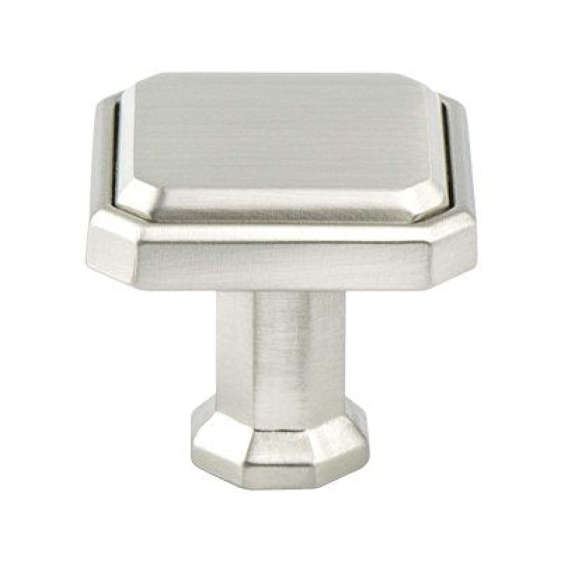 Berenson Harmony Zinc Cabinet Knob - Brushed Nickel - 1 3/16" Length