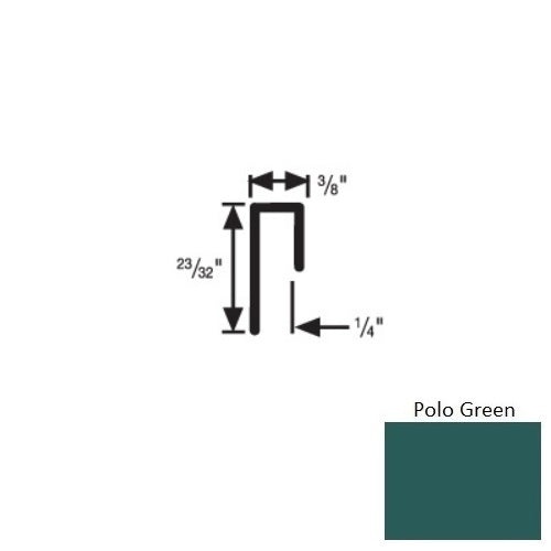 Flextones Polo Green Vinyl 175 Square Carpet Cove Cap