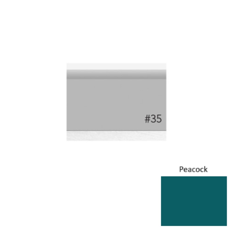 Pinnacle Plus #35 Sleek Peacock Rubber Coil Wall Base - 4 9/16" X 60 Ft