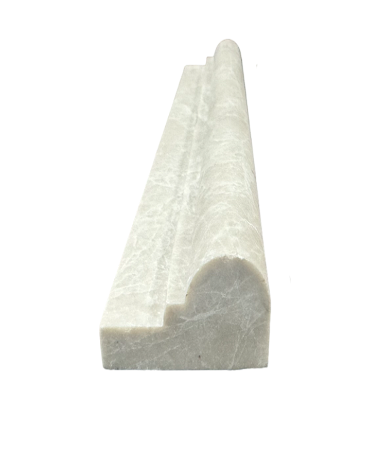 Botticino Marble 2" x 12" F1 Chair Rail Liner