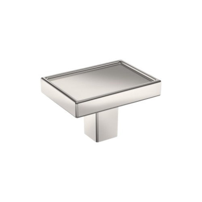 Rockhurst Zinc Cabinet Knob - Polished Nickel