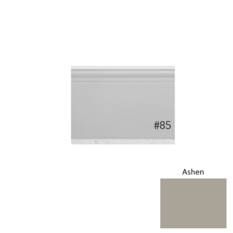 Pinnacle Plus #25 Classic Ashen Rubber Coil Wall Base - 4 9/16" X 60 Ft