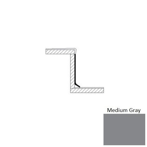 Medium Gray Vinyl Risers 7" x 50 Ft