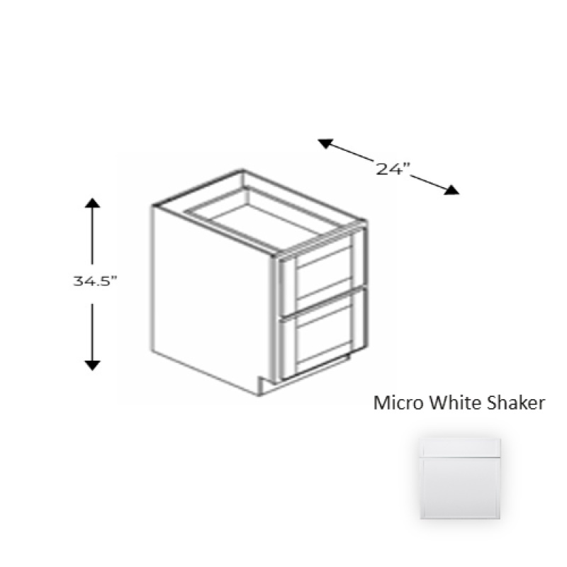 Mws.2Db24 Framed Shaker Base Cabinet