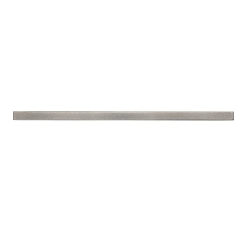 Geometal Nickel Metal Wall Trim - 1/2" x 12" Square Liner - Satin