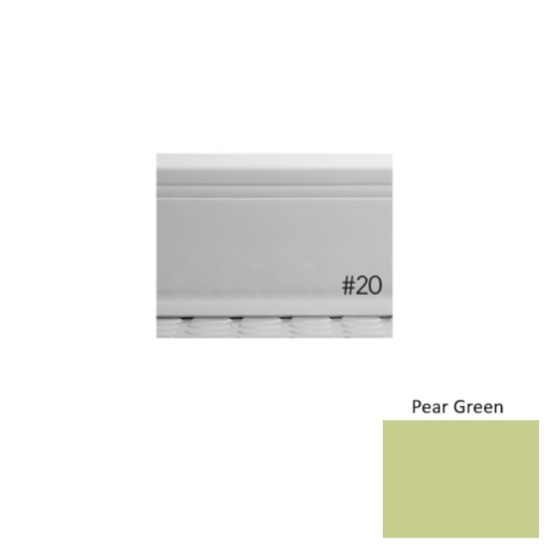 Pinnacle Plus #20 Draft Pear Green Rubber Coil Wall Base - 4" X 120 Ft