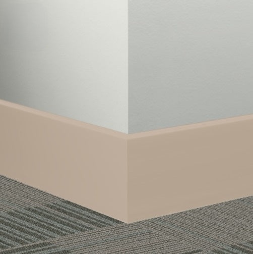 Johnsonite Beige Rubber Millwork Contoured Wall Base