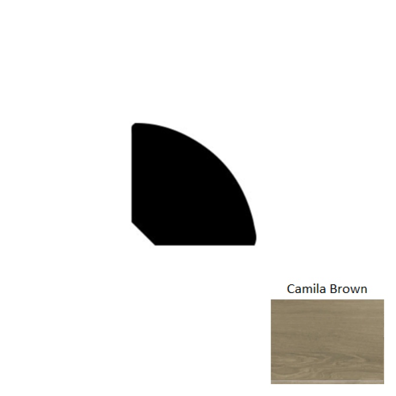 Angel Woods Camila Brown Luxury Vinyl Quarter Round Trim – 94-Inch, Aluminum Oxide