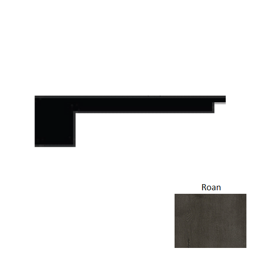 94.5" Square Flush Stair Nose - Embossed