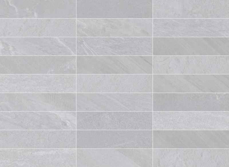 Dune Pietrasanta Light Grey Porcelain Tile - Matte - 3" X 11"