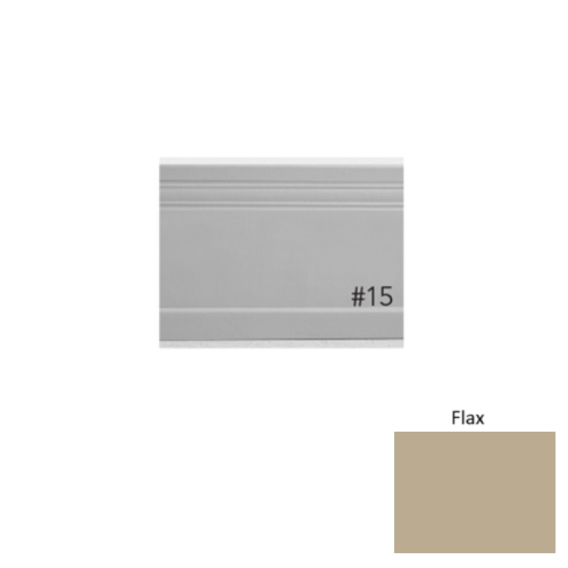Pinnacle Plus #15 Impluse Flax Rubber Coil Wall Base - 5 1/4" X 60 Ft