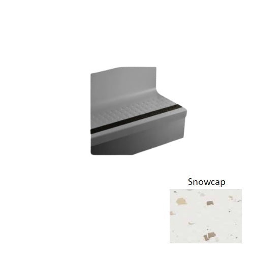 Johnsonite Snowcap Raised Round Rubber Moulding / Trim