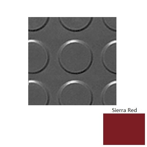 Flextones Sierra Red Textured Rubber Tile 18" x 18"