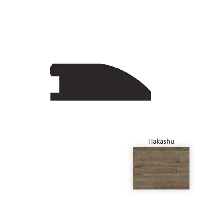 Mizunara Woods Hakashu Hardwood Moulding / Trim - 2" X 90" Reducer
