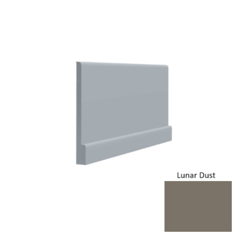 Contours #05 Simplicity Bold Lunar Dust Rubber Profiled Wall Base - Satin - 4 1/2" X 8 Ft