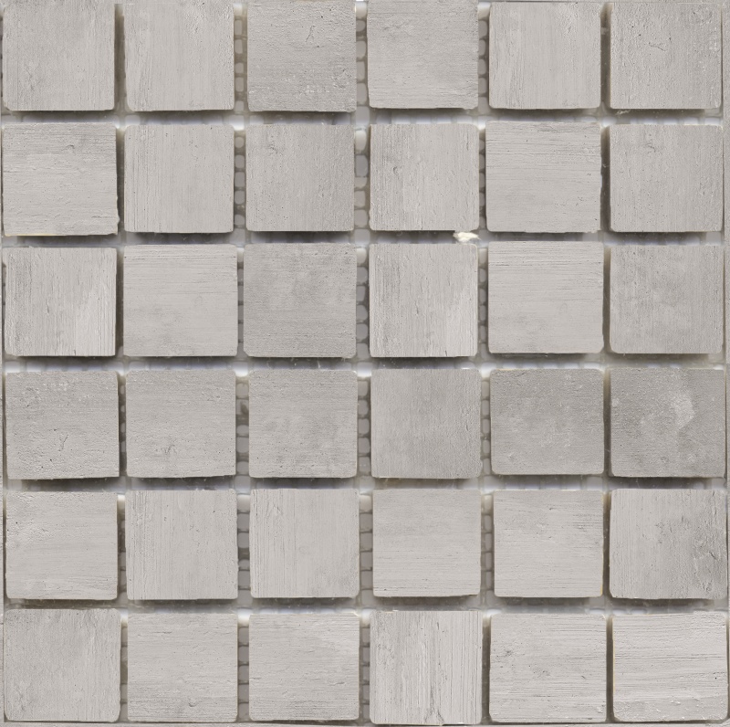 Pennellato Grigio Porcelain Mosaic - 2" X 2" - Matte