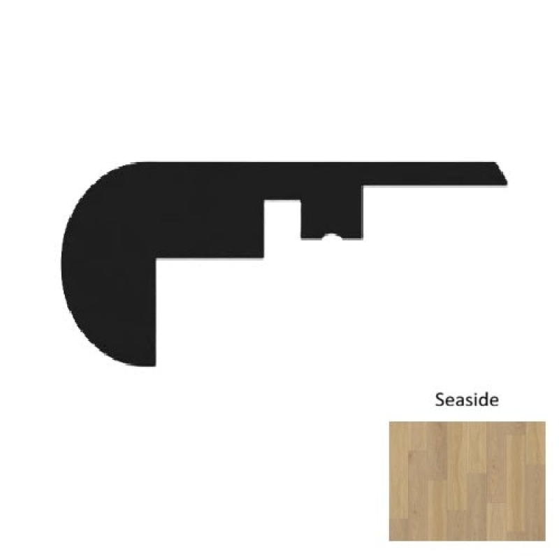 3020 Series Seaside Luxury Vinyl Moulding / Trim - 94" Overlap Stair Nose - Embossed