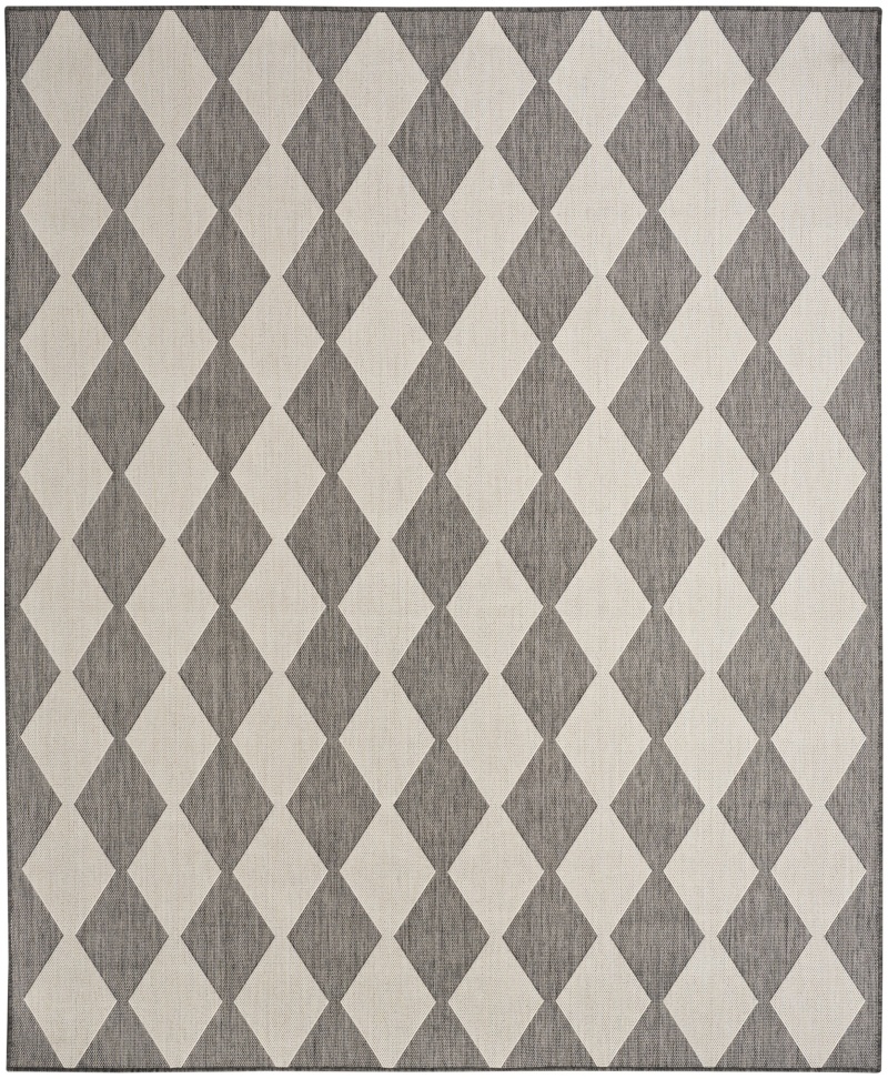 Positano Pos04 Charcoal Modern Area Rug, 8 Ft x 10 Ft