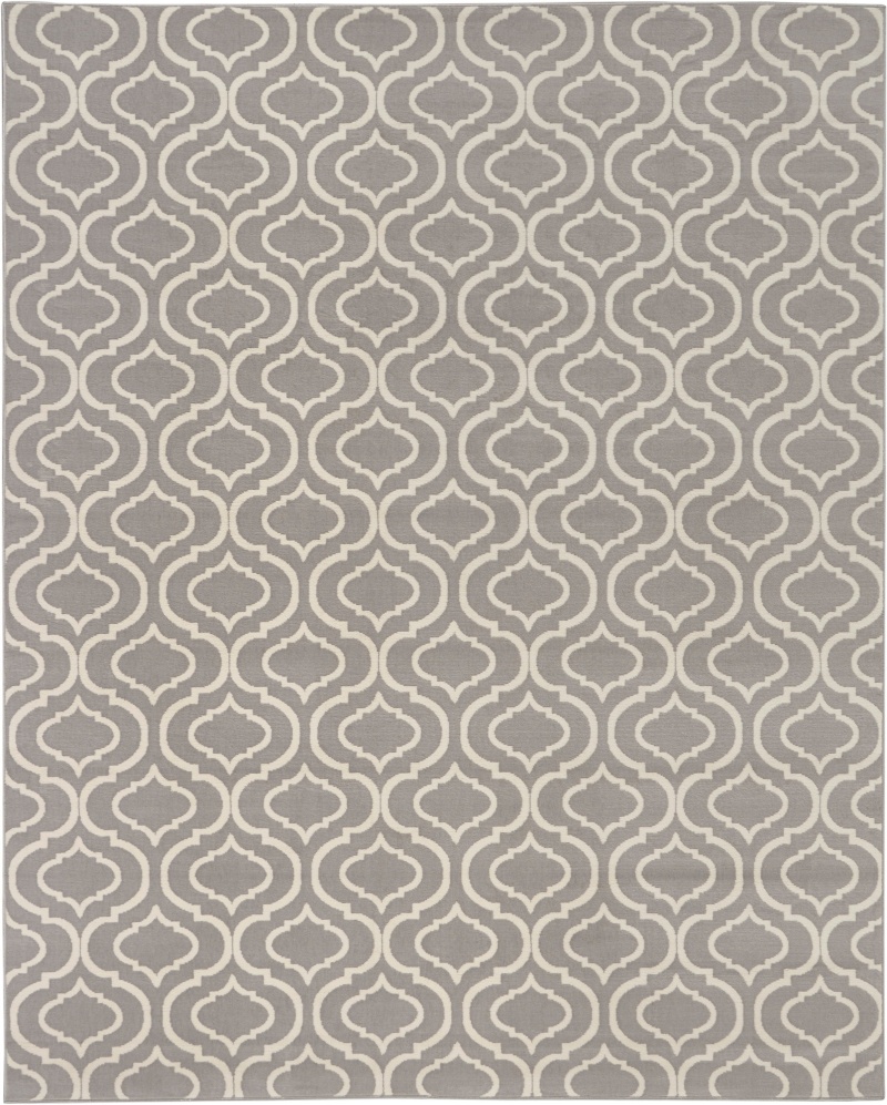 Jubilant Grey Contemporary Area Rug 9 Ft x 12 Ft