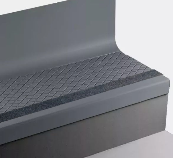 Blue Lagoon Diamond Rubber Moulding / Trim Stair Tread