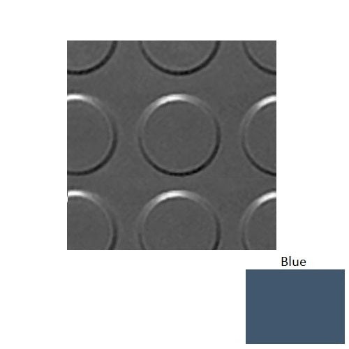Flextones Blue Rbt Radial High Profile Rubber Distinct Designs Tile - Textured - 18" X 18"
