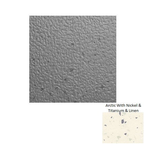 Spextones Arctic With Nickel & Titanium & Linen Hammered Se Rubber Distinct Designs Tile - Textured
