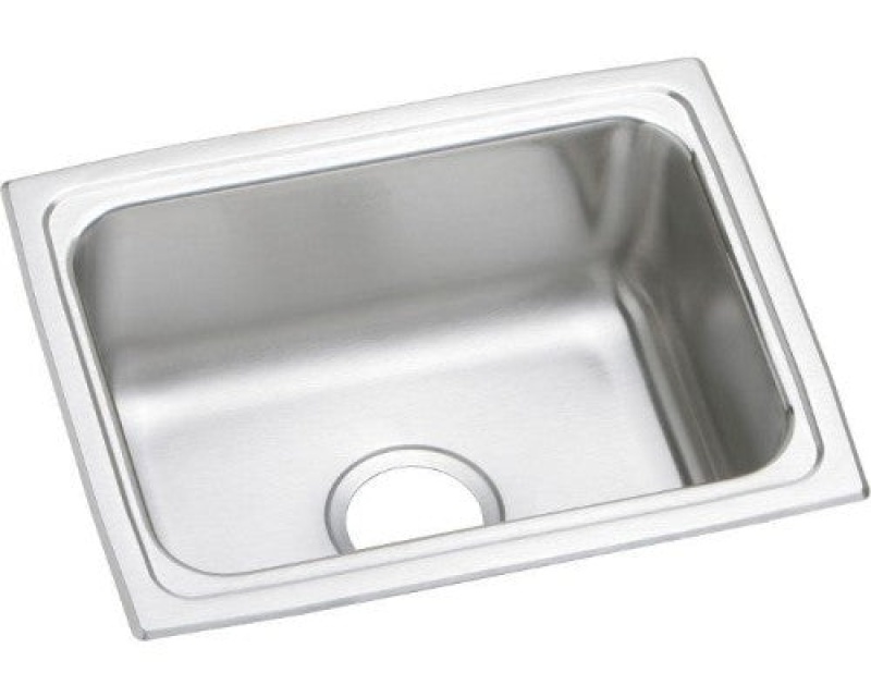 Lfr1915 Lustertone Classic Stainless Steel Drop In Single Bowl Kitchen Sink - 19" 15" X 7 5/8" - Stainless Steel