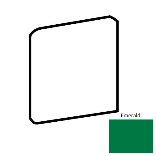 Color Wheel Classic Emerald Ceramic Wall Trim