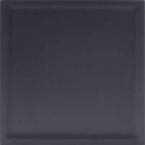 Essential Black Inset L Ceramic Tile - Matte - 10" X 10"